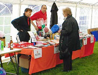 The NGVFA stall at a recent event